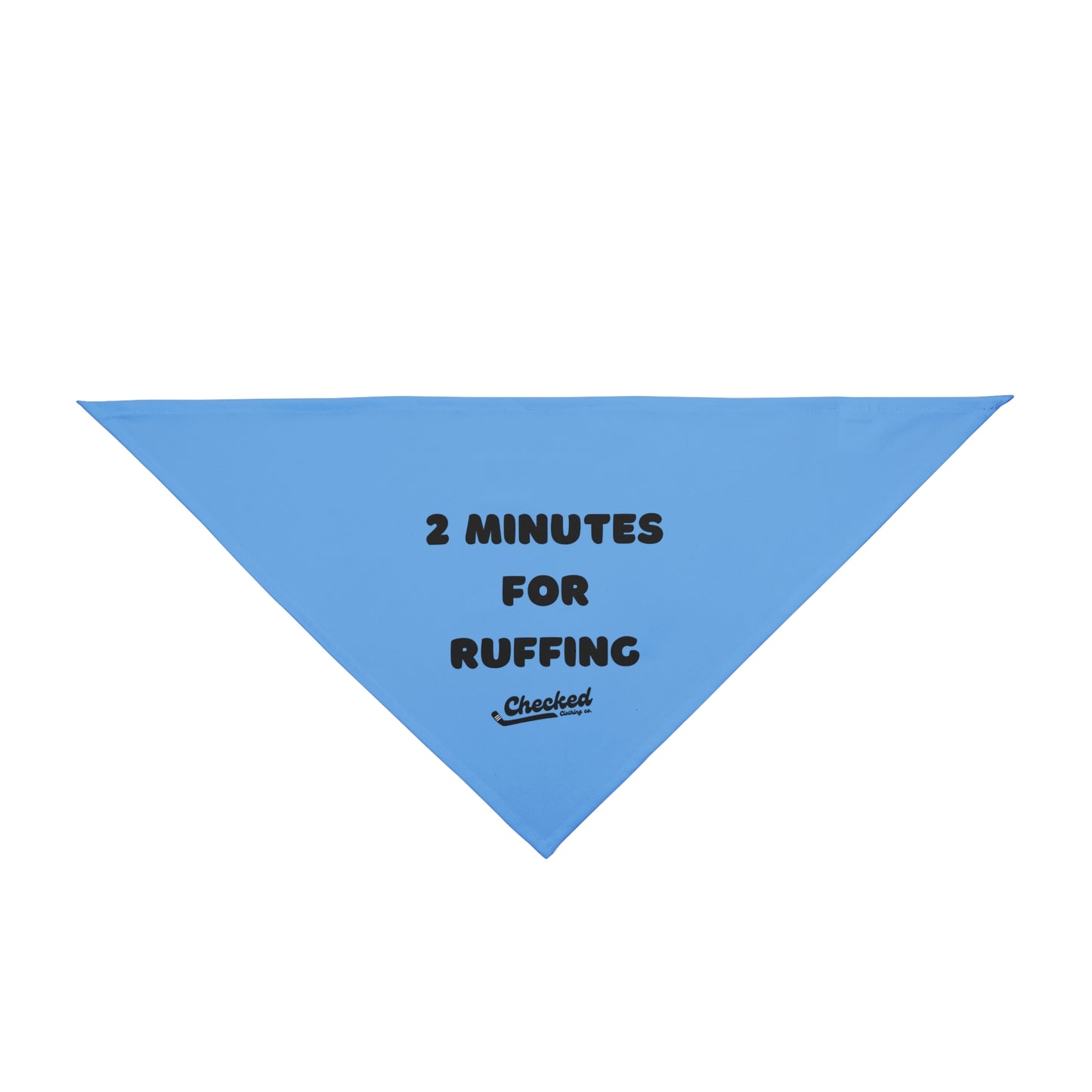 2 Minutes for Ruffing Pet Bandana