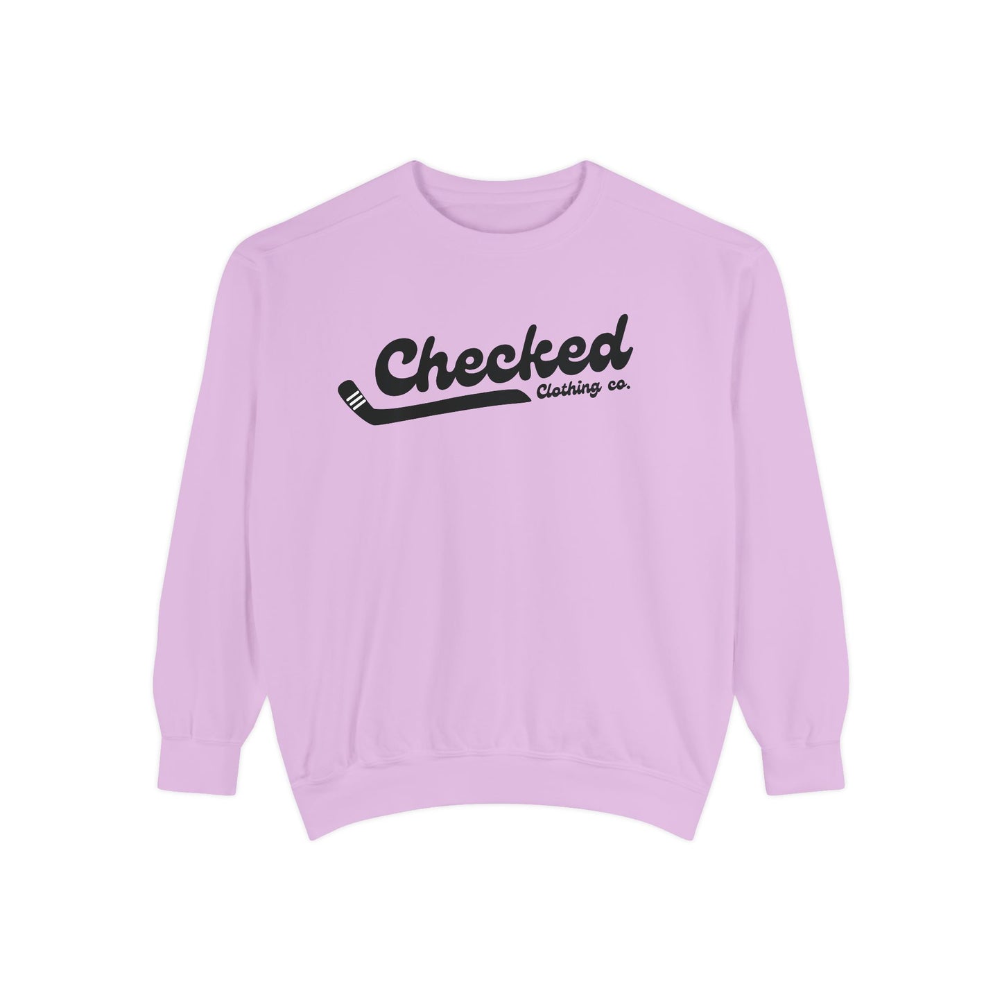 Checked Premium Comfort Colors Crewneck
