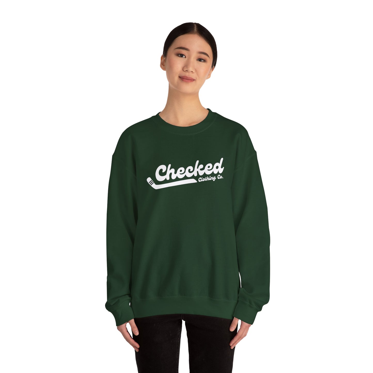 Checked Flagship Crewneck Sweatshirt