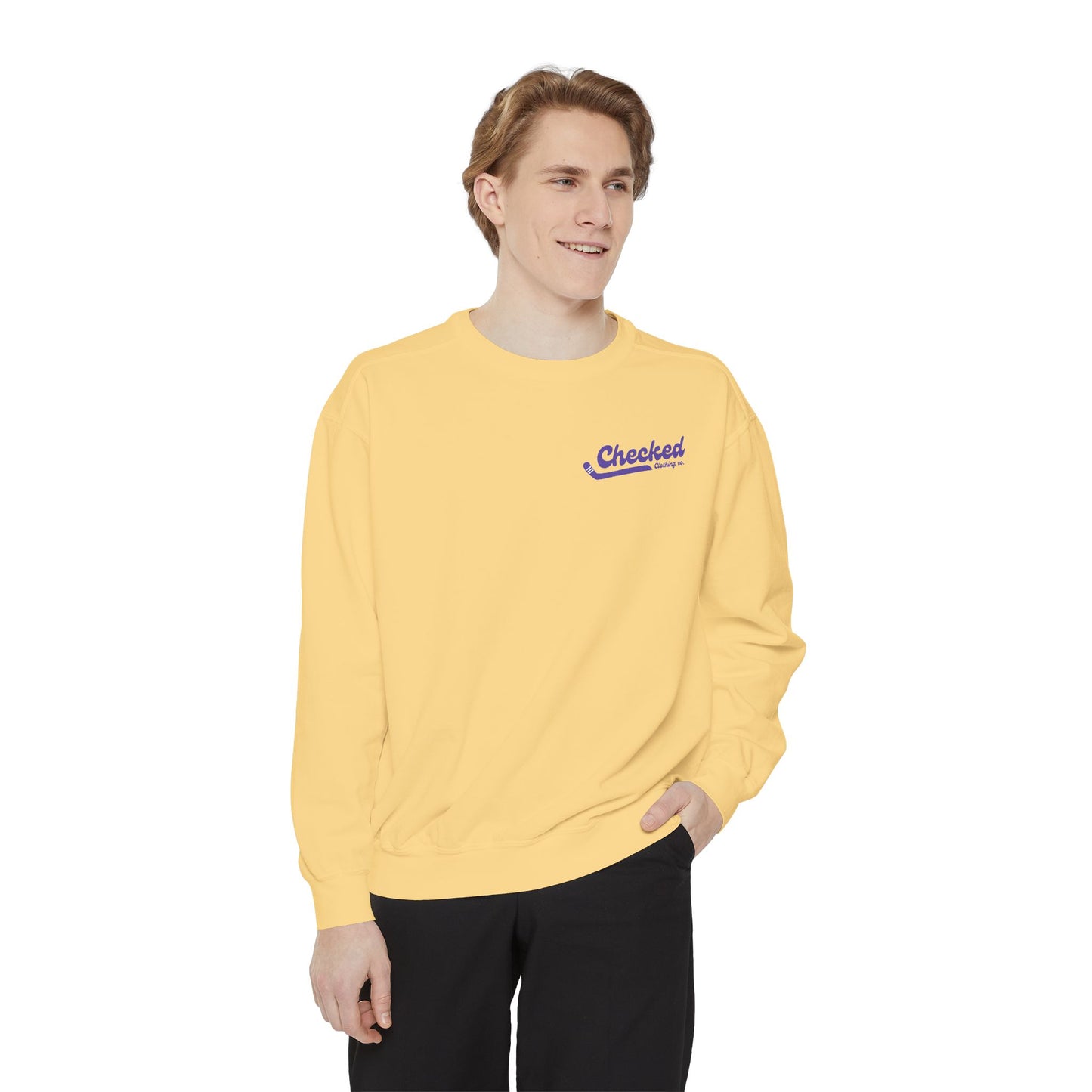 Don’t Stress Over Hockey - Comfort Colors Crewneck
