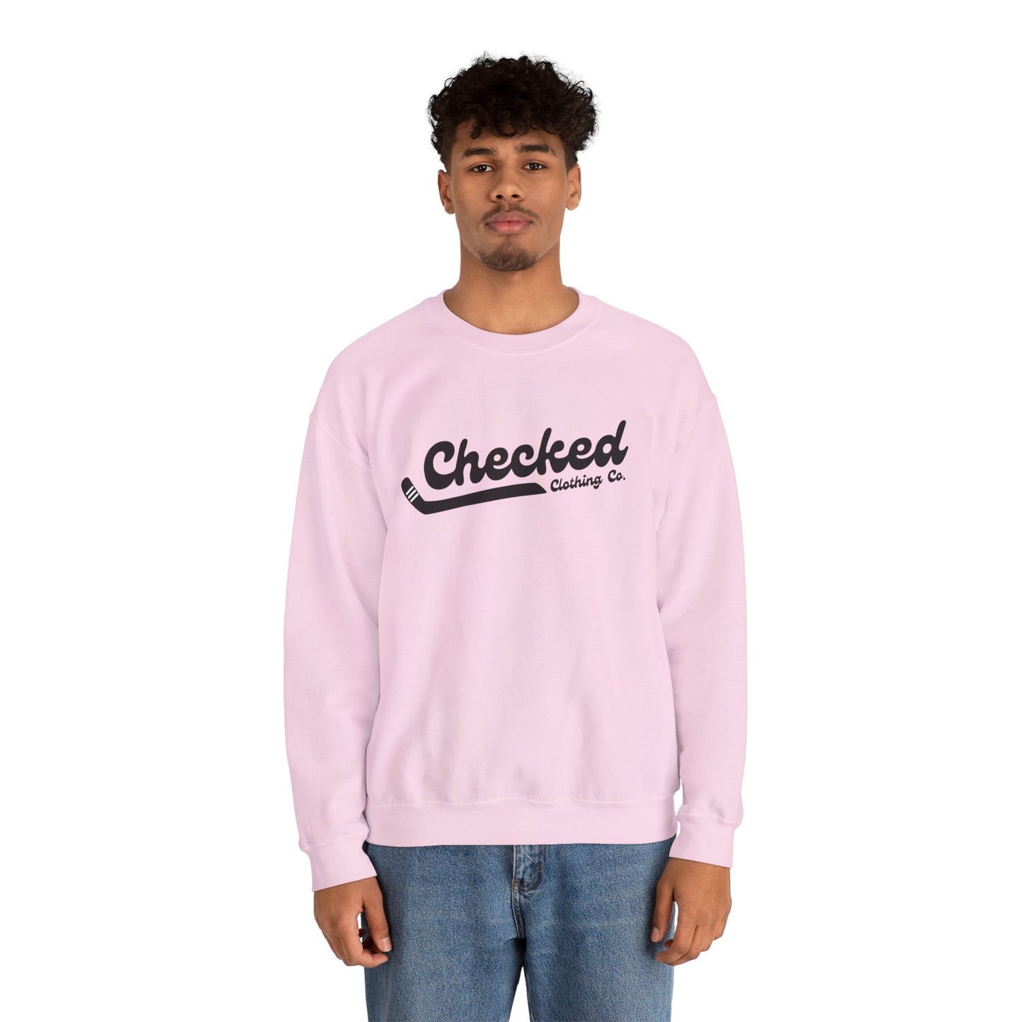 Checked Flagship Crewneck Sweatshirt