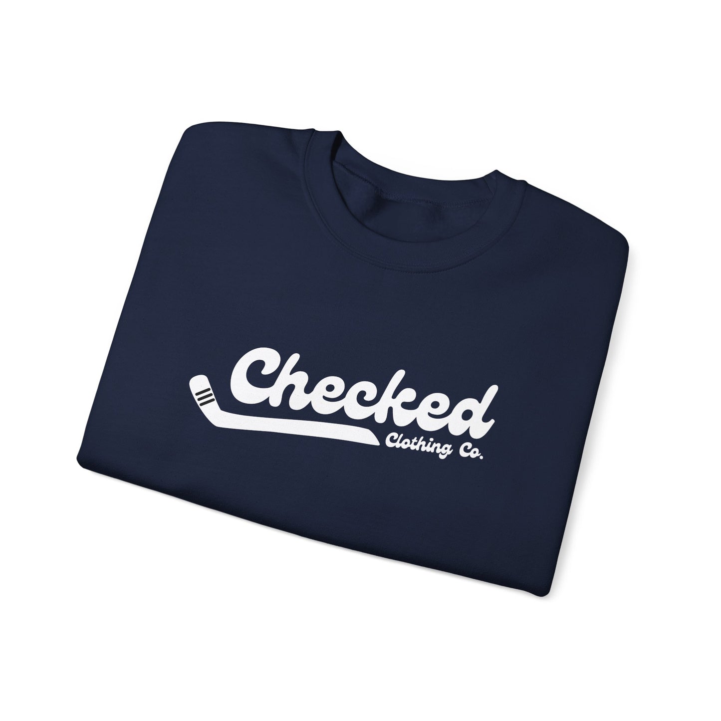 Checked Flagship Crewneck Sweatshirt