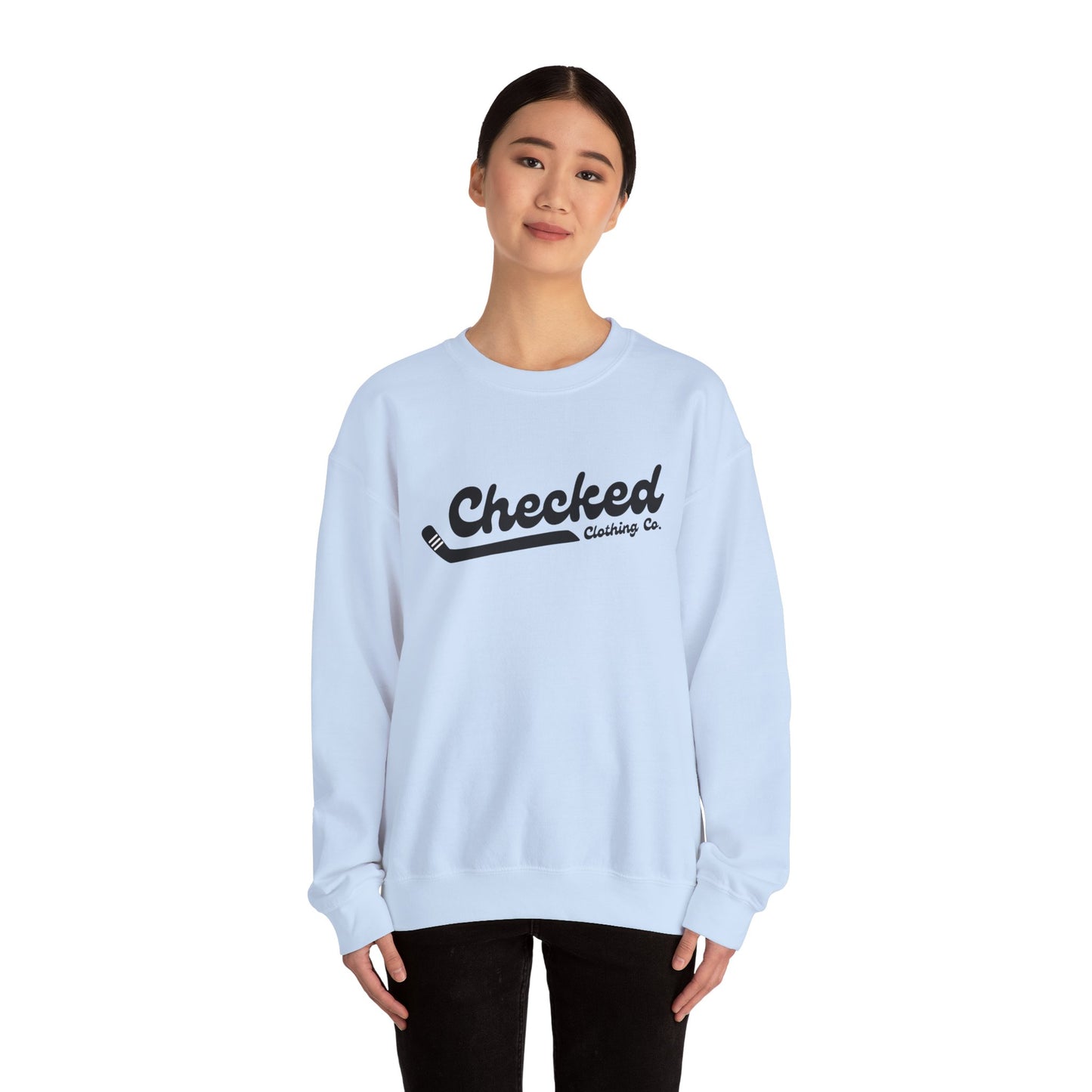 Checked Flagship Crewneck Sweatshirt