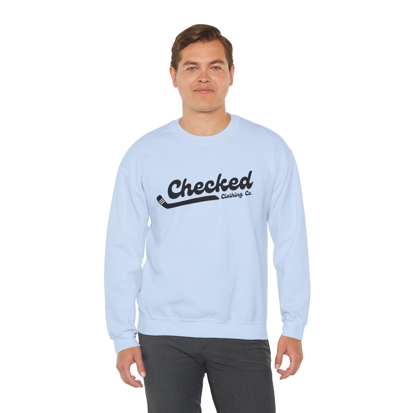 Checked Flagship Crewneck Sweatshirt