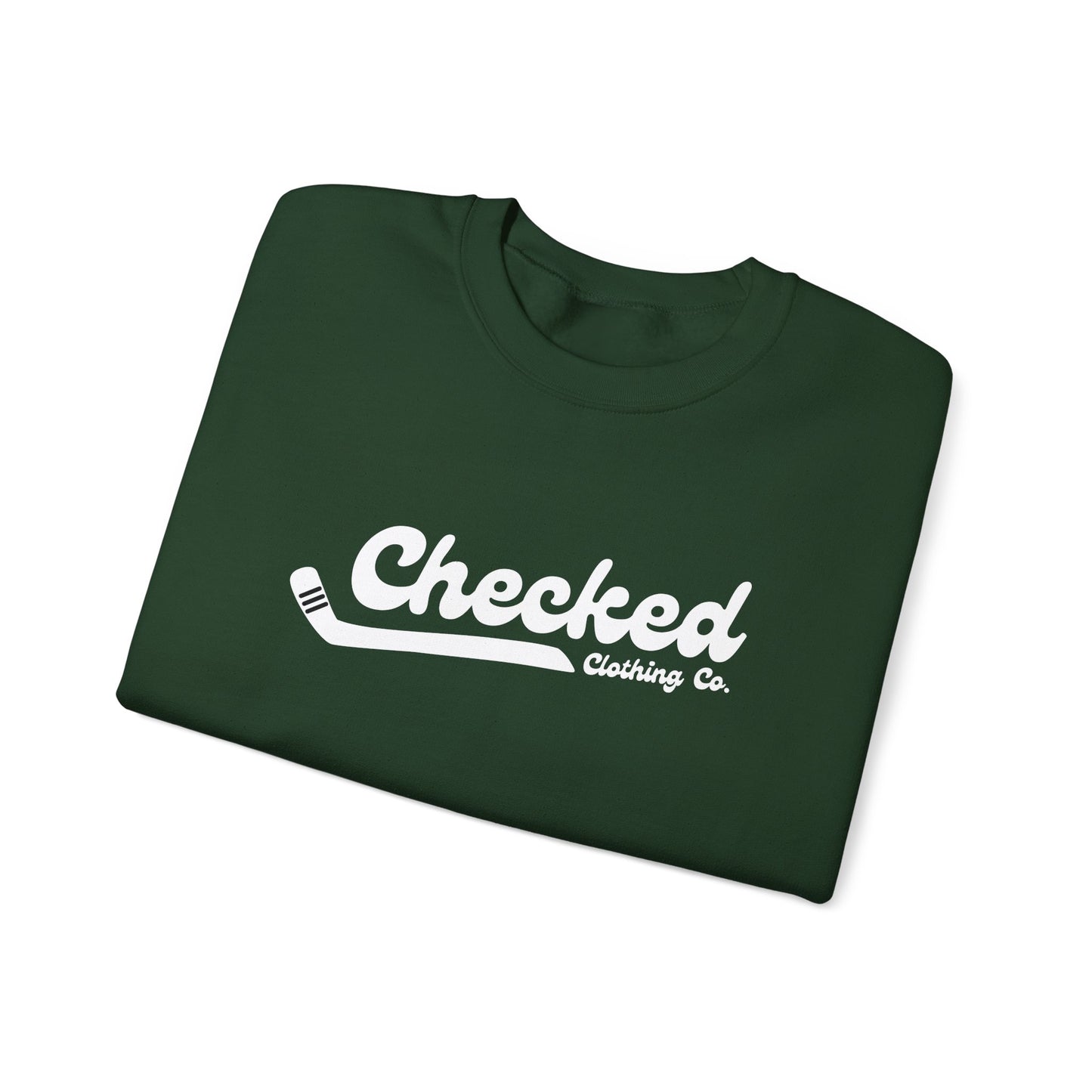 Checked Flagship Crewneck Sweatshirt