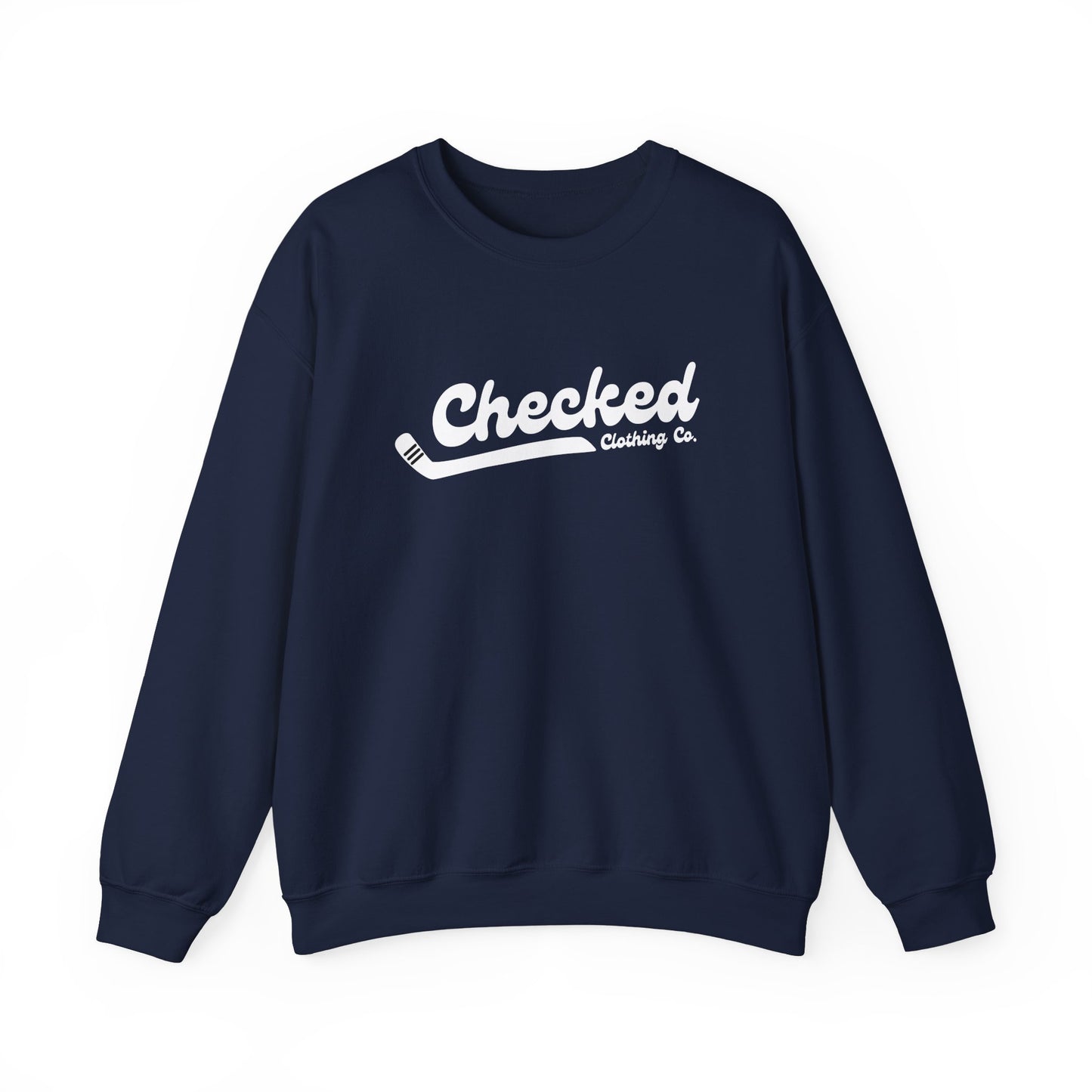 Checked Flagship Crewneck Sweatshirt