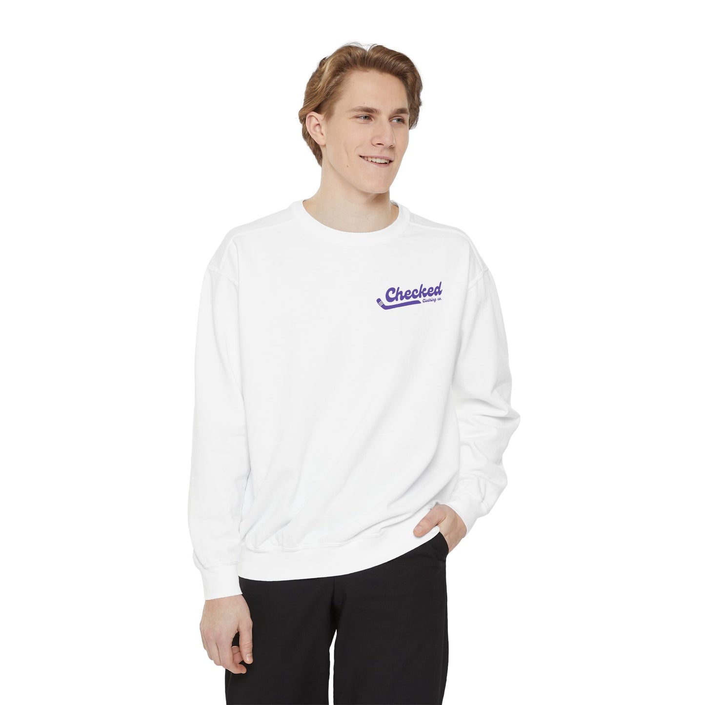 Don’t Stress Over Hockey - Comfort Colors Crewneck