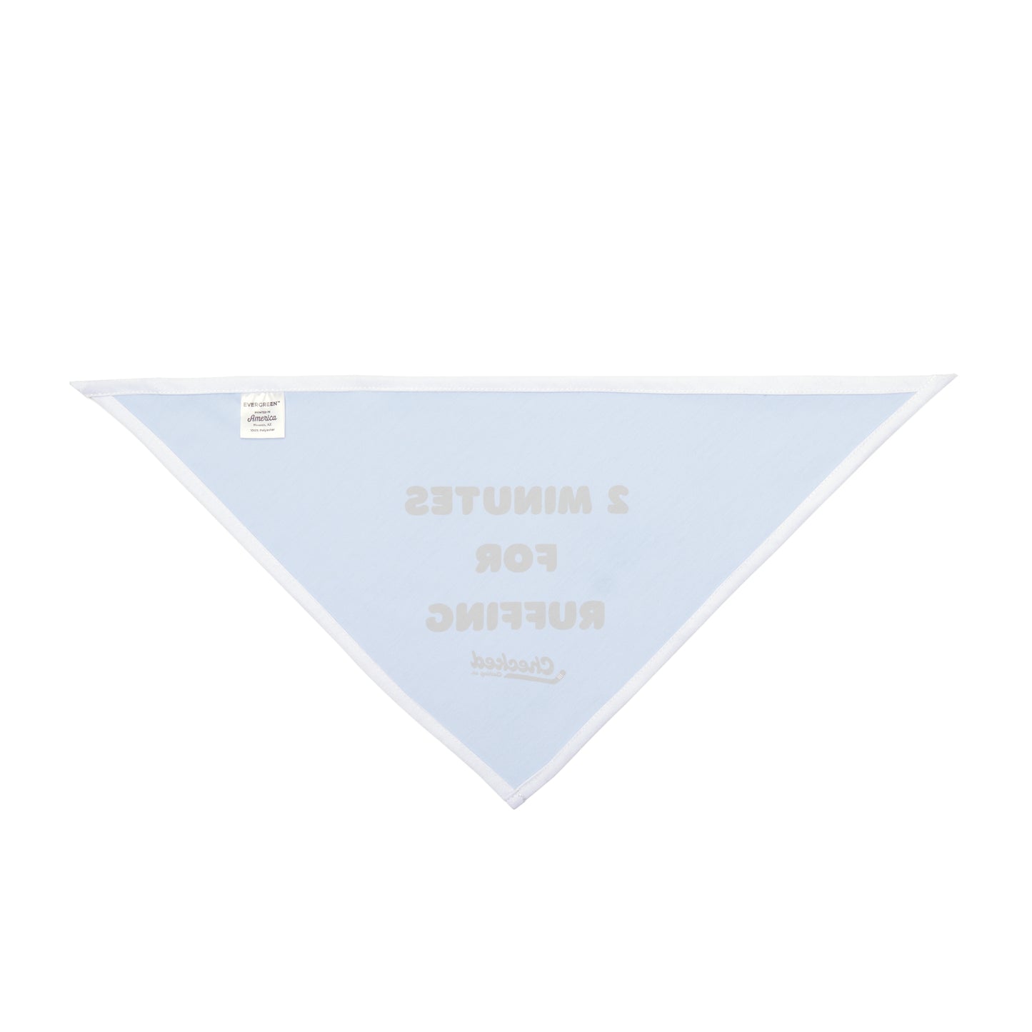 2 Minutes for Ruffing Pet Bandana