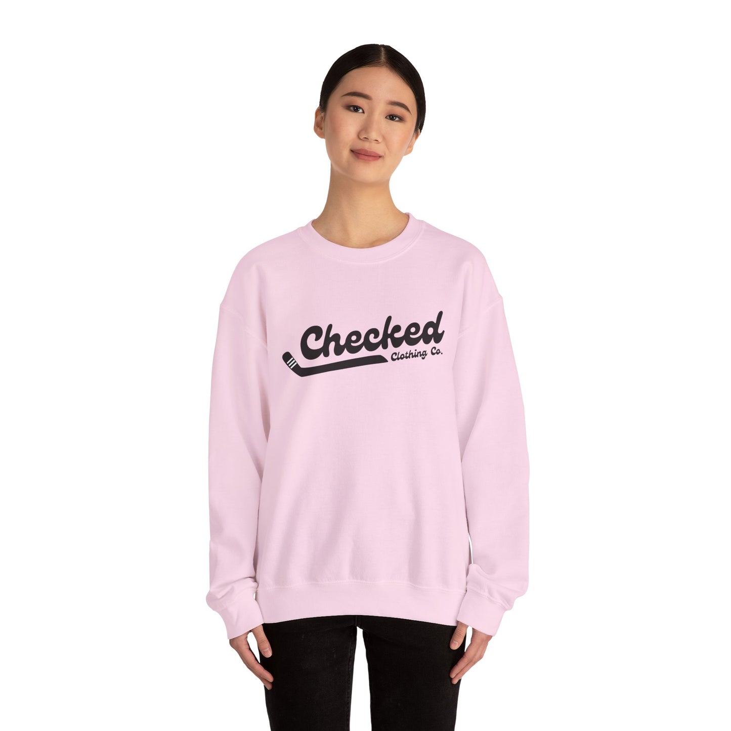 Checked Flagship Crewneck Sweatshirt