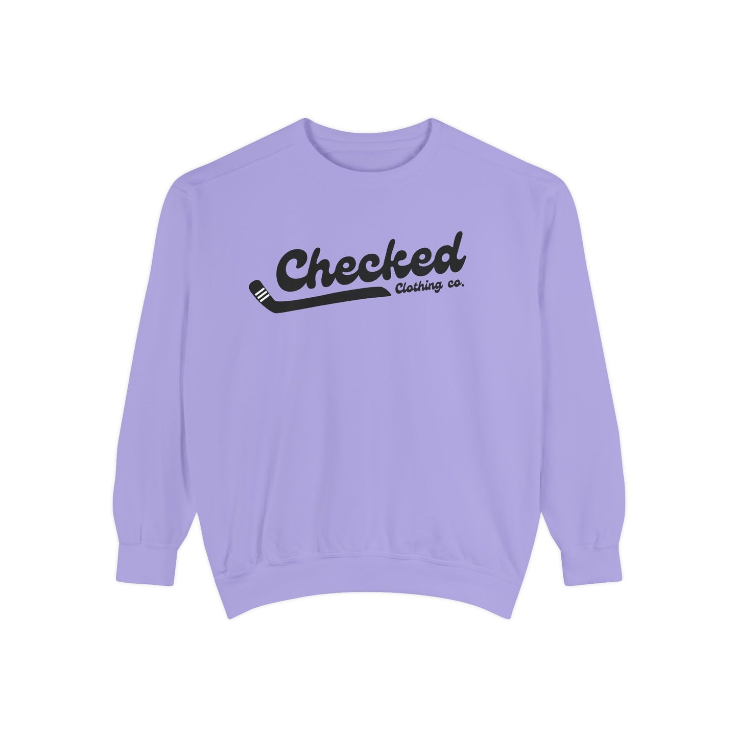 Checked Premium Comfort Colors Crewneck