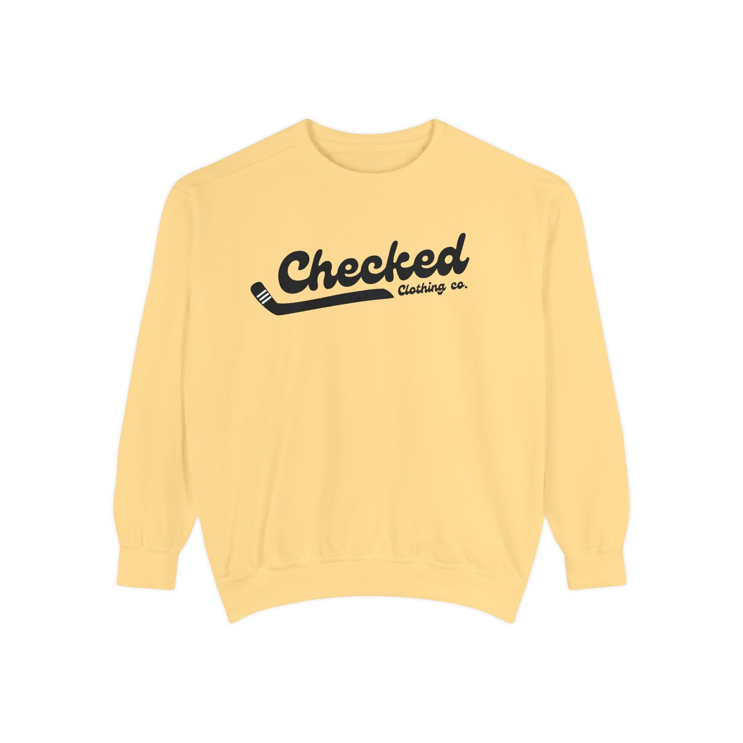 Checked Premium Comfort Colors Crewneck
