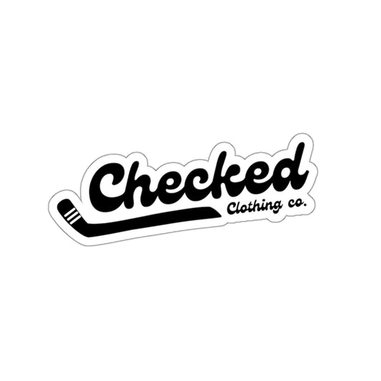 Checked Sticker