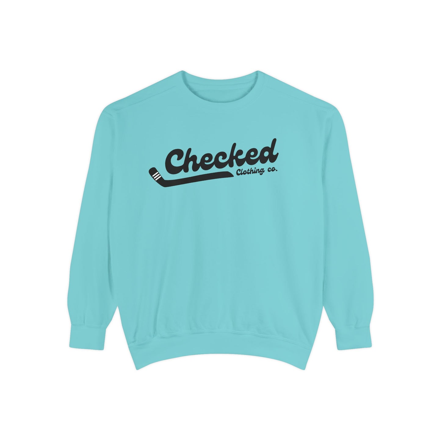 Checked Premium Comfort Colors Crewneck